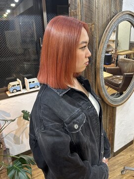 ワンエイティーディグリース 中目黒(180°One Eighty Degrees.) ハイトーンカラーミルクティーベージュブリーチダブルカラー