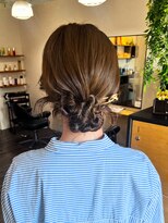 ココロヘアー ウィル 半田山店(Cocolo hair Will) シニヨンアレンジ×カチモリヘア