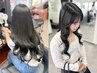 《学割U24》プラチナエクステ60枚＋韓国風カラー＋巻き仕上げ ￥12,000