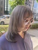 イル(iLu.)&nbsp;ホワイトベージュ/レイヤー/アンブレラカラー