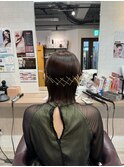 お呼ばれアレンジ ヘアセット ボブアレンジ
