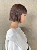 広がらない小顔ボブ