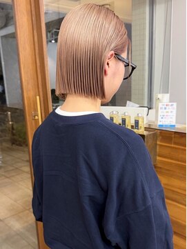 ヨハク 大阪梅田中崎町(yohaku) <144>ショート・ボブ・ブリーチ・ダブルカラー♪