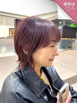 ピークアブー ワン(PEEK-A-BOO ONE) ◎40代50代ショートカット◎ショートウルフ◎ショートカット