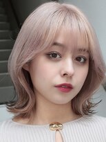 プネル(punel) ピンクウルフウルフレイヤーウルフカットケアブリーチ佐藤原宿