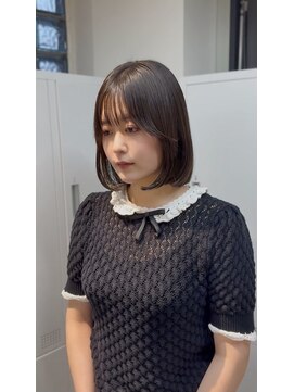 ザシェノンウメダ(THA CHAINON UMEDA) イメチェン/ピンクベージュ/アンブレラカラー/前髪/心斎橋