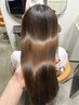 【安田指名5月~6月限定】縮毛矯正+カット+トリートメント ¥17900
