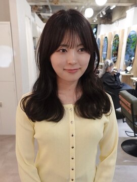リト 四条 烏丸(riTo) 20代30代オリーブグレージュくびれヘア韓国レイヤーロング