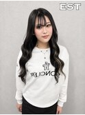 レミー100%高級人毛/53cm☆シールエクステ80枚