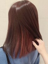 トイロ(toiro)&nbsp;レイヤーカットピンクブラウンブリーチカラーダブルカラー