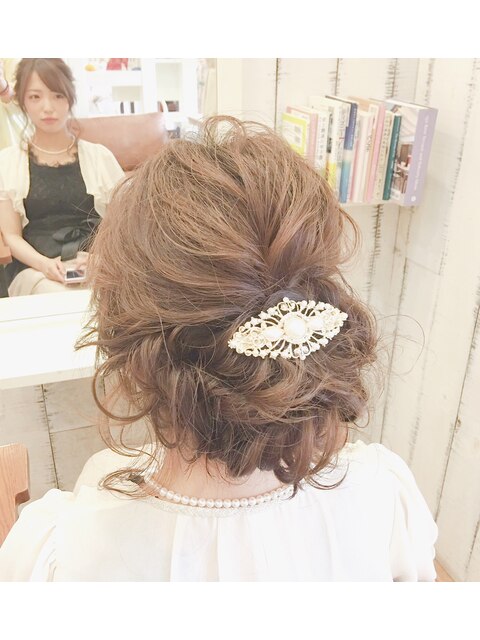 お呼ばれヘアセット