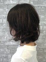 マニス(manis)&nbsp;20代30代40代50代大人可愛いココアブラウンふんわりセミディ