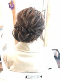 ロングサイドアップアレンジ【ヘアアレンジ　袴/立川南/立川】