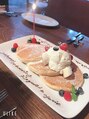 リジェール(Riziere)&nbsp;友人と一緒に代官山でパンケーキ^ ^美味しい物大好きです＊