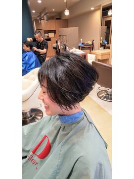 ヘアサロンアンドヘアメイクディー(hair salon hair make D) 仙台D ひし形ショートボブ×エアリーミディ×小顔丸みショート