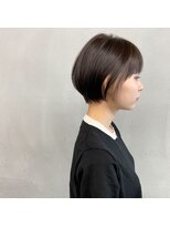 タグ(#tag)&nbsp;#丸みショート×インナーホワイトグレー