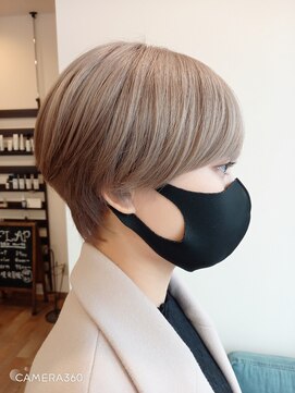 ヘアーミューテフラップ(hair mu-te flap) グレージュ