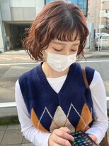 リビング 津田沼(LIVING)&nbsp;マッシュ/くびれヘア/ビタミンカラー/艶ボルドー[津田沼駅]