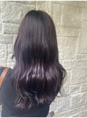 ロング×ラベンダーグレージュ