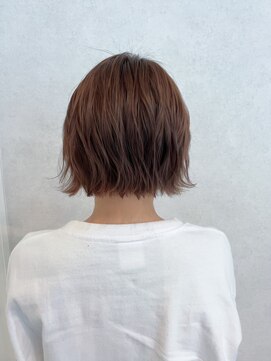 フランチェスカドットボブ(francesca.bob) 透明感シアベージュ×切りっぱなしボブ【渡辺俊弥】梅田