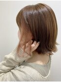 イヤリングピンクベージュ