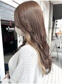 【viewt hair】インナーカラー×ハイベージュ 福山