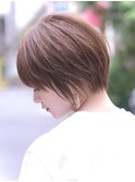 20代30代40代◎小顔ショートボブチョコレートカラー新宿代々木