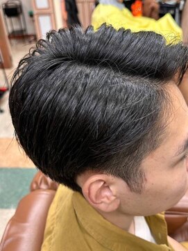 アポロカットステージ 相模大野店 アップバング/ツーブロックマッシュ<理容室>[メンズ/相模大野]