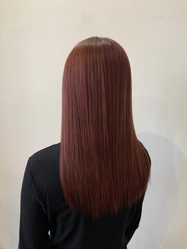 ワタナベ Watanabe美容室 ピンクブラウン