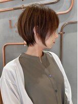 ロンド エスポワール 錦糸町(Lond espoir)&nbsp;斜めバングデザインカラーシルキーベージュ【錦糸町/ショート】