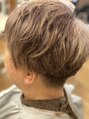 オーブ ヘアー アトリエ 長崎店(AUBE HAIR atelier)&nbsp;マッシュショートカラーも白髪染めでなく白髪をぼかしてます