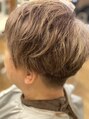 オーブ ヘアー アトリエ 長崎店(AUBE HAIR atelier) マッシュショートカラーも白髪染めでなく白髪をぼかしてます