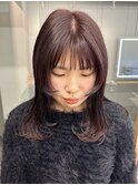 【NICA】レッドブラウンレッドカラー暖色カラーレイヤー*緒方