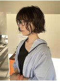 ミニボブウェットパーマスタイル