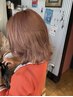 透明感たっぷり＊韓国風ケアブリーチカラー＋Aujuaトリートメント