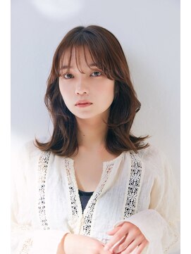 クロード モネ 池袋店(Claude MONET) 韓国風×外はね×大人ブラウンカラー【池袋・池袋東口】