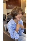 長めゆるふわショートボブ