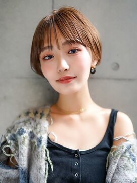 ギークス(GEEKS) 【GEEKS渋谷】シースルーバング/ショコラベージュ/冬カラー/小顔