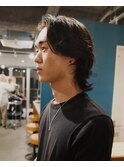 【ミディアムロング/星亘祐】ラフミディアム/ニュアンスパーマ