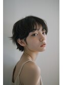 ショート/パーマ/顔まわり/シースルーバング【lana hair 新宿】