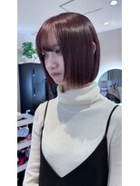 ホープ(hope)&nbsp;あご下3cm丸みボブ 10代20代 大阪梅田 ピンクラベンダー