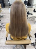 ミルクティーブリーチグレージュメルティカラー所沢