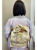 ご祝儀着付け♪