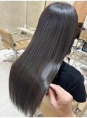 髪質改善×グレージュ