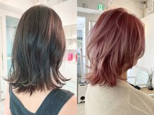 印象を左右する顔周りもお任せ。ミリ単位で創る、骨格補正カット印象を左右する顔周りもお任せ。