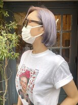 マギーヘア(magiy hair)&nbsp;magiyhair【nico】バイオレットカラー　ボブスタイル