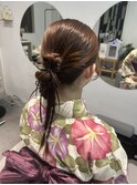 カチモリ風アップスタイル