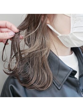 ディフィー 梅田(Defi) インナーカラー☆ミルクティーベージュ