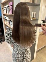 ユーフォリア 青山(Euphoria) 【担当きょうこ】艶髪ショコラベージュ髪質改善ストレート