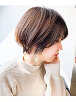 アース 名駅店(HAIR&MAKE EARTH)&nbsp;大人女性ヘア♪20代30代40代 まとまるショートヘア 大人ショート